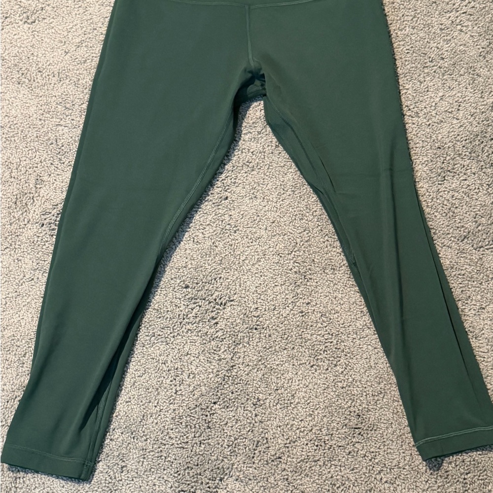 lululemon athletica Align High Rise 25’RAINFOREST GREEN leggings